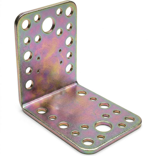 MINUTEX Piastra Giunzione Piegata NON Nervata MM65X85X2,5 Zincata